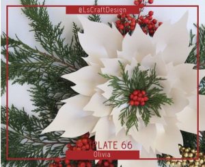 Como hacer Flores de Papel para backdrops de navidad