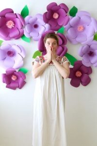 Fotos de Flores de papel gigantes