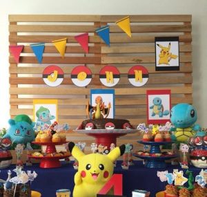 como decorar un cumpleaños de pokemon