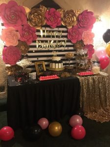 decoracion de fiestas rosa fuscia