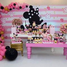 mesa de dulces para fiestas infantiles