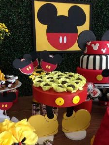 bases para cupcakes para fiesta de mickey mouse