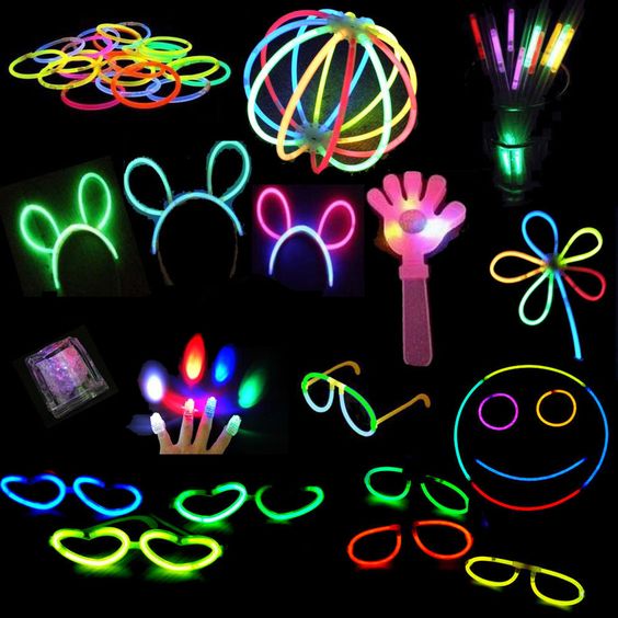 accesorios luminosos neon para fiestas