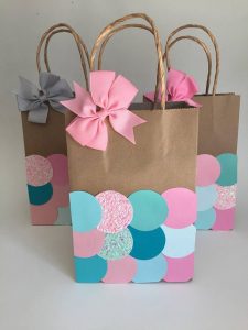 dulceros para fiestas infantiles economicos con bolsas de papel
