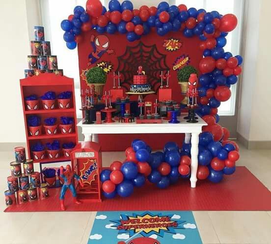 ideas para fiesta tematica de spiderman