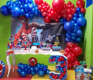 ideas para fiesta temática de spiderman