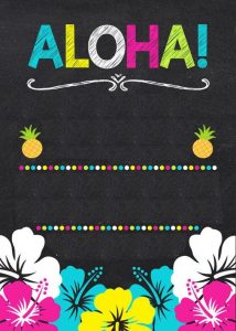 invitaciones para una fiesta hawaiana