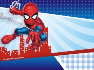 invitaciones para fiesta tematica de spiderman