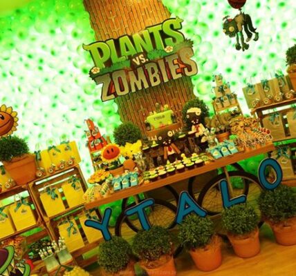 todo para fiestas de plantas contra zombies