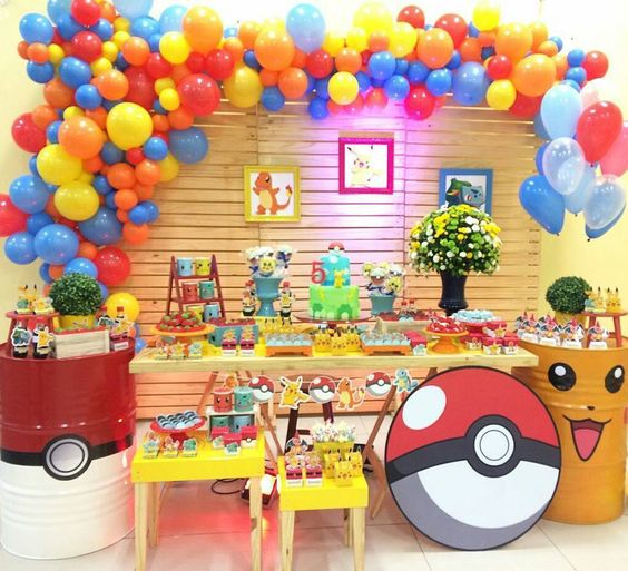 fiesta tematica de pokemon