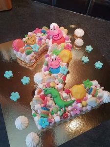 pasteles modernos para fiestas infantiles de numeros
