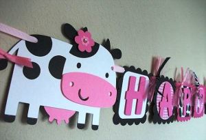 Ideas para agregar a la decoración de una Fiesta de la Vaca Lola