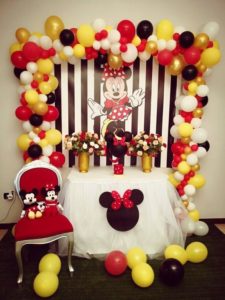 Fiesta temática de Minnie mouse Rojo