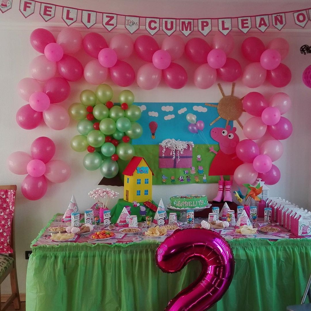 Decoracion fiesta infantil de peppa pig