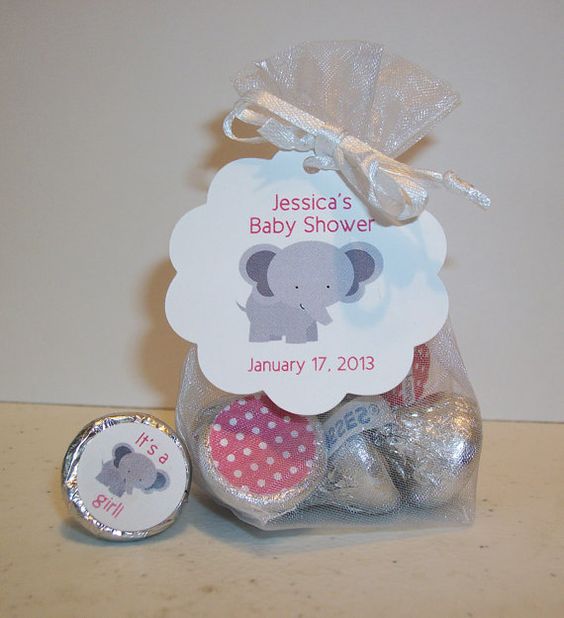 Souvenirs para baby shower elefantes niña