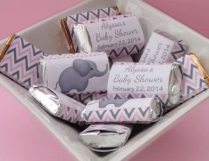 Souvenirs para baby shower elefantes niña