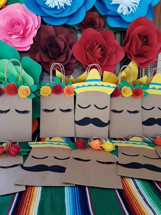 dulceros para una fiesta tematica mexicana
