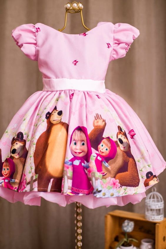 vestidos personalizados de niñas para fiestas infantiles