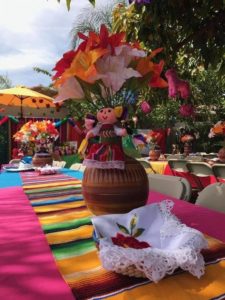 Centros de mesa para fiesta mexicana