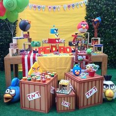 cumpleaños de angry birds para niños