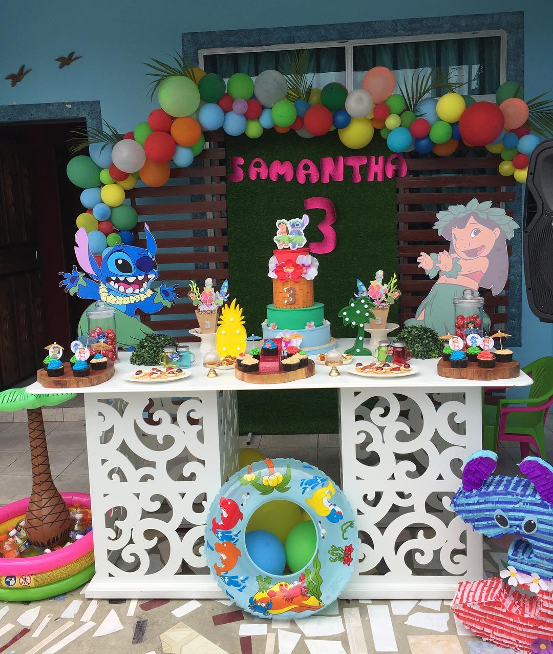 Globos para Fiestas de Cumpleaños Miotlsy Decoraciones para Fiestas de Stitch para Fiestas de Cumpleaños Las Decoraciones para Fiestas de Cumpleaños Incluyen Pancartas
