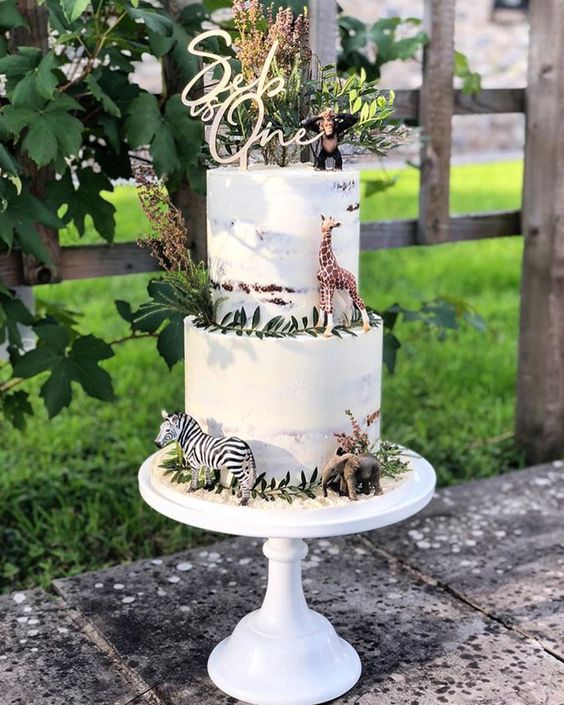 pasteles para cumpleaños de safari