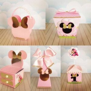 15 diseños de dulceros de minnie mouse