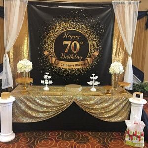 Backdrops para fiesta de 50 años