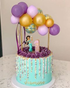 Decoracion de pasteles con globos