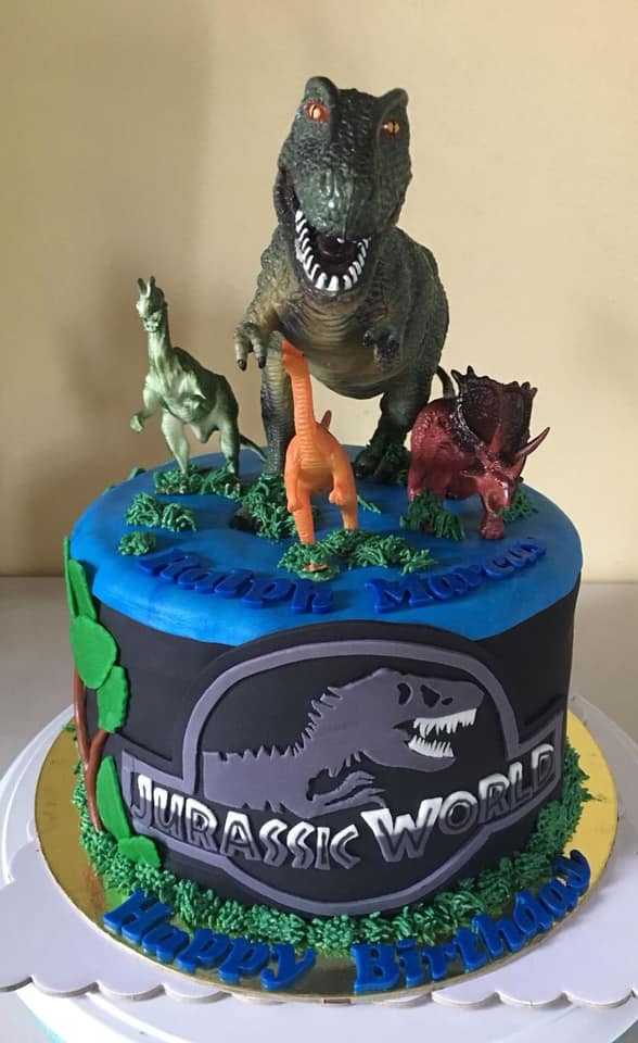 pastel para fiesta de dinosaurio - Ideas para fiestas