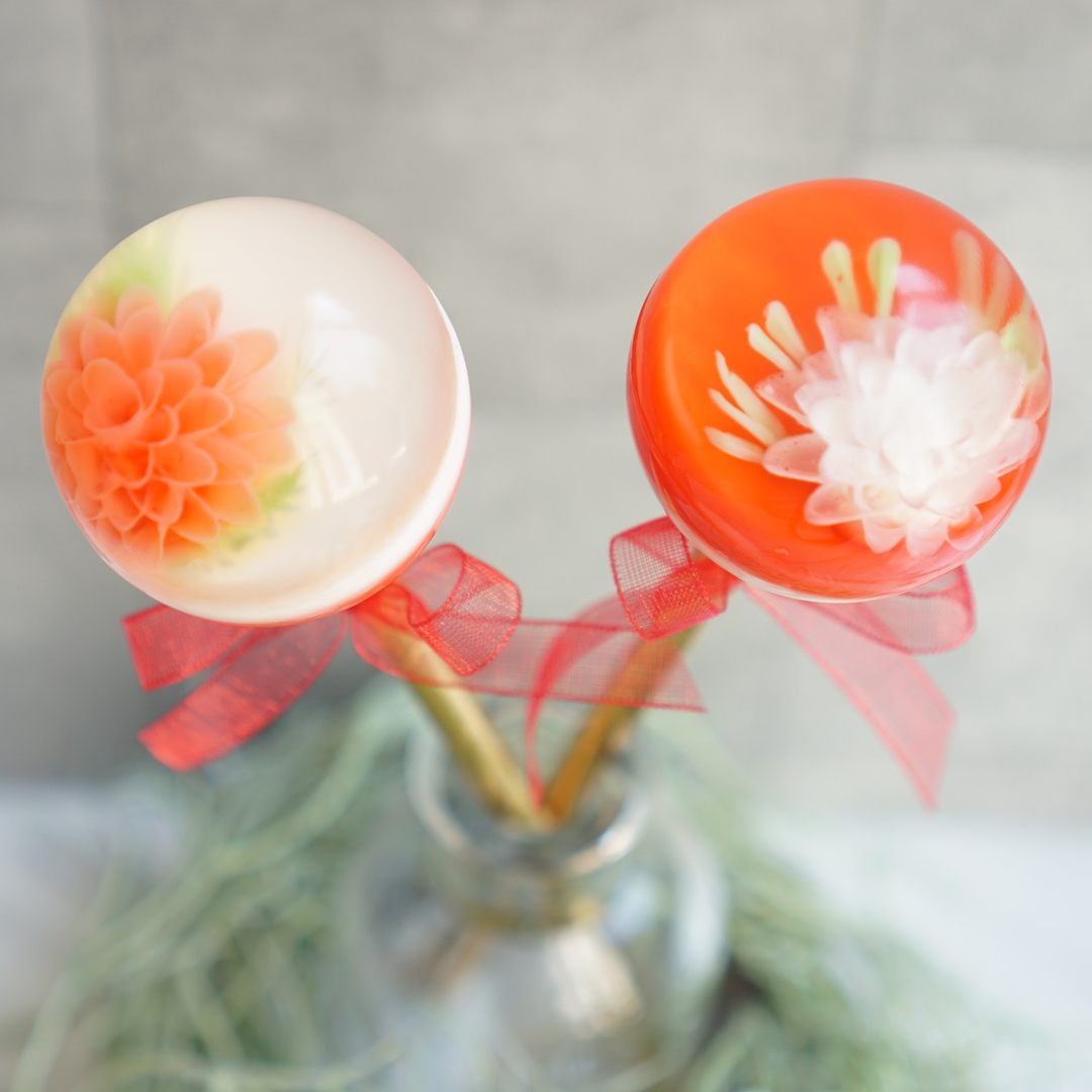 Diseños para decorar las flower jelly pops 