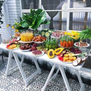 Ideas de mesa de frutas modernas