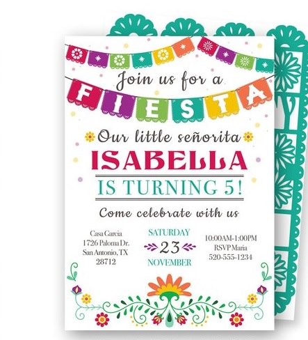 Invitaciones fiesta mexicana - Ideas para fiestas