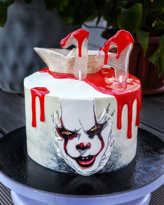 pastel para cumpleaños del payaso It