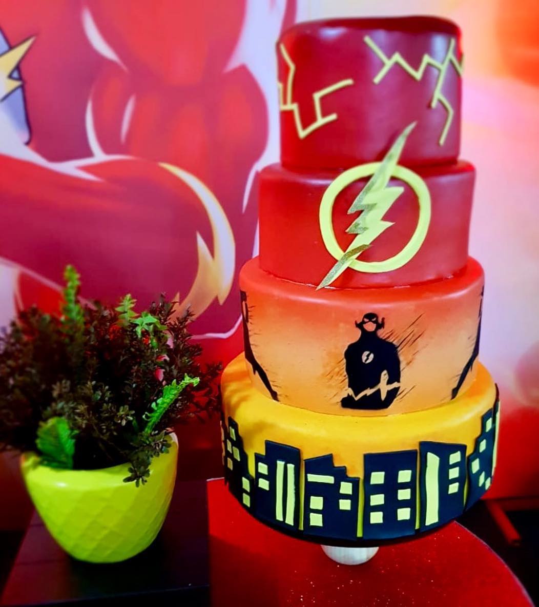 pastel para una fiesta de flash 
