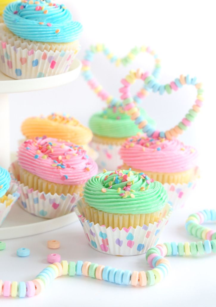 cupcakes para fiesta infantil candy land