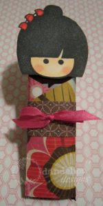 Recuerdos para fiesta de muñecas kokeshi