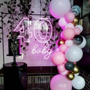 Ideas sobre decoración para un festejo de 40 para mujer