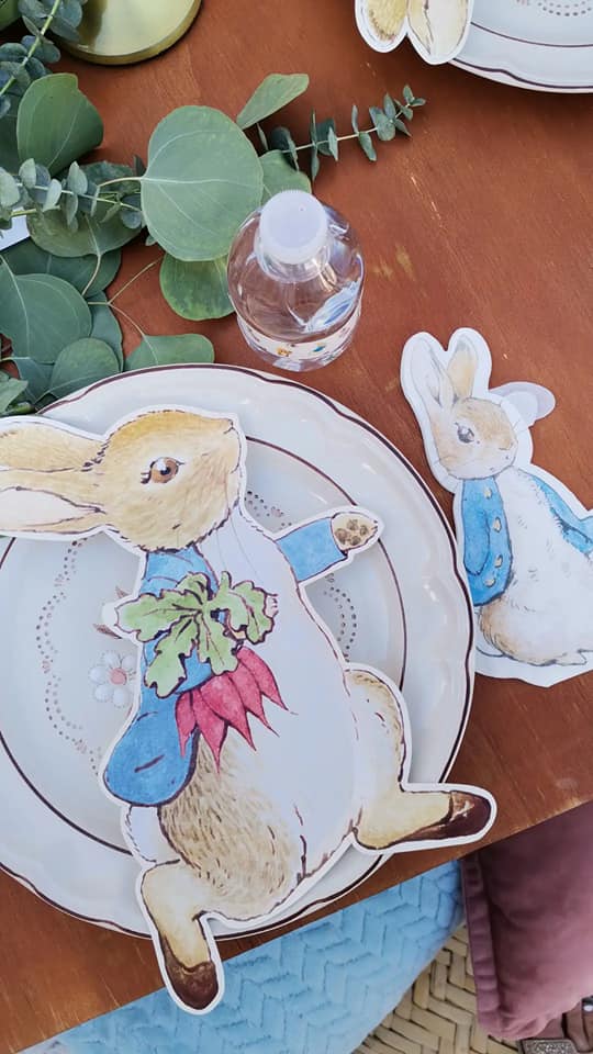 Decoración de fiestas con tema Peter Rabbit
