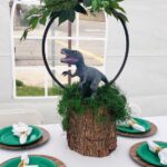 Centros de mesa para fiesta de Dinosaurios