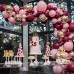 Fiestas de xv años decoradas con globos