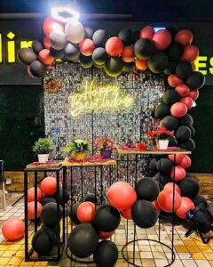 Ideas para decorar con globos el cumpleaños de un hombre