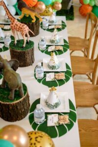 Set ups para las mesas de invitados